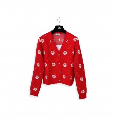 CHANEL KNIT CROPPED CARDIGAN 